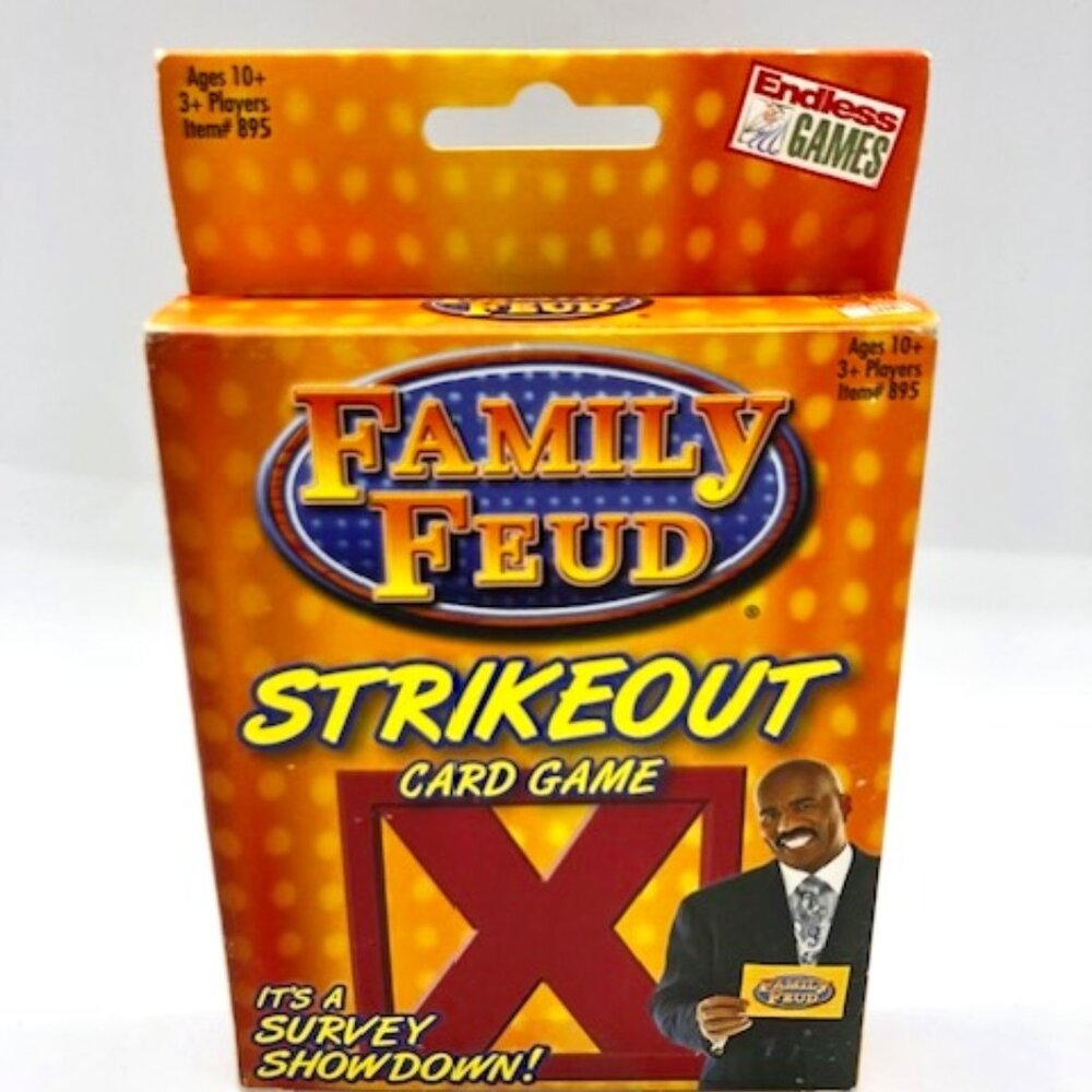 Family Feud Strikeout Card Game Party Fun